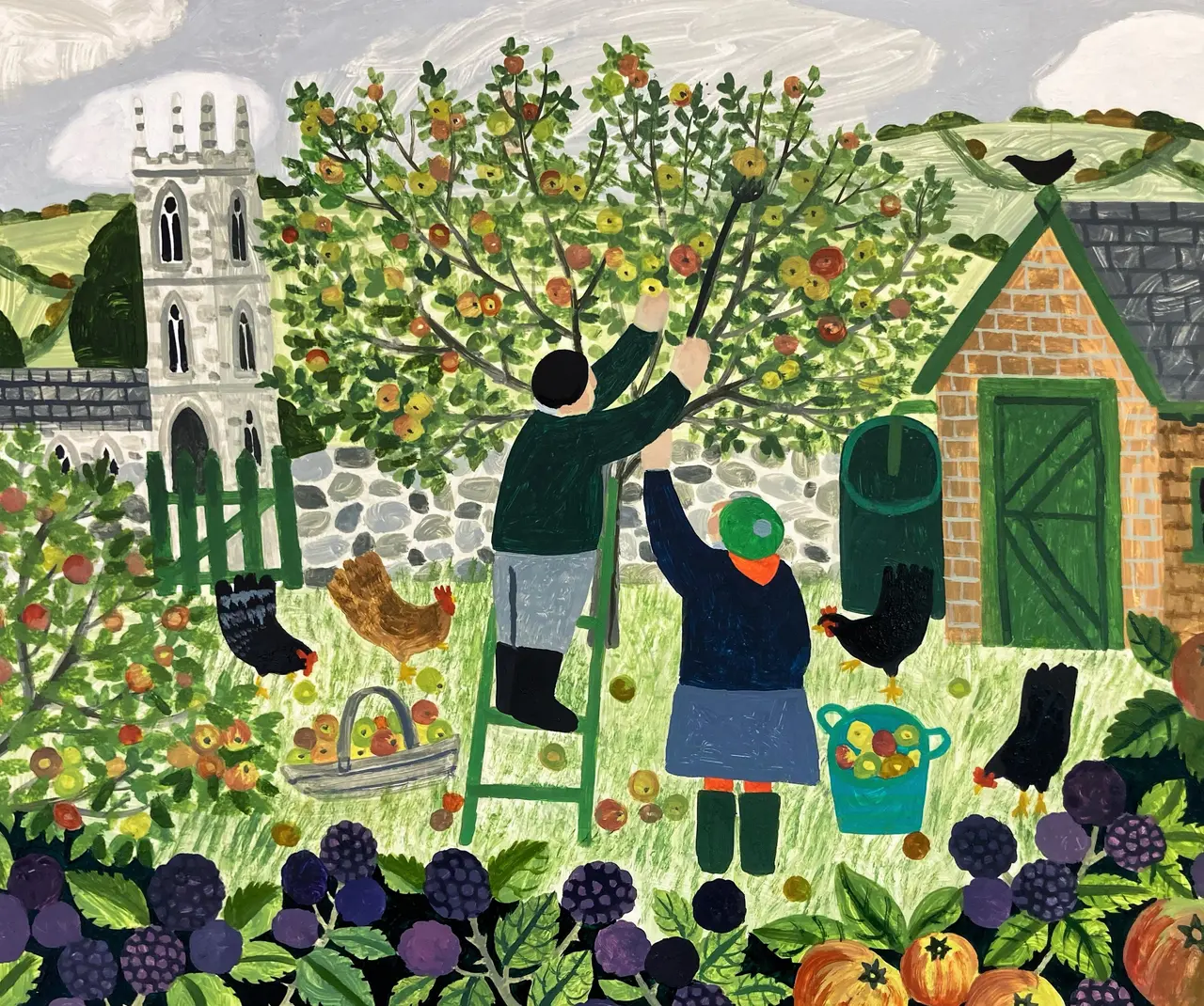 Vanessa Bowman - the apple pickers
