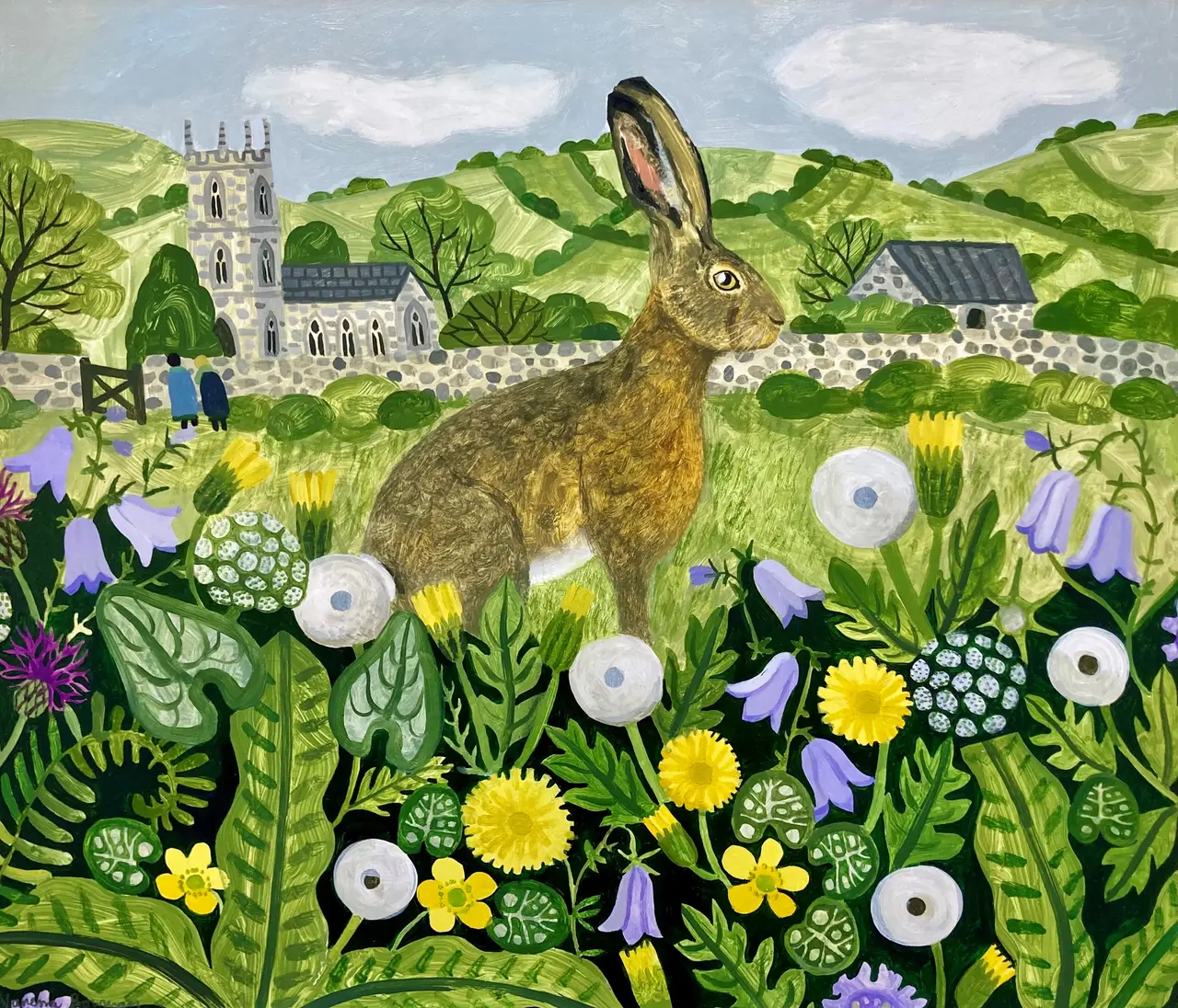 Vanessa Bowman - hare and harebells