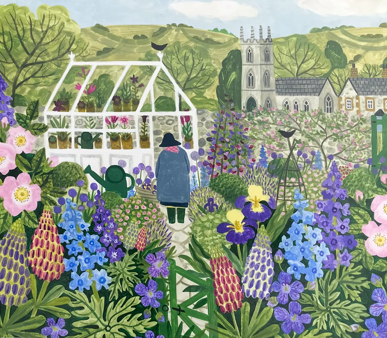 Vanessa Bowman - summer flower garden