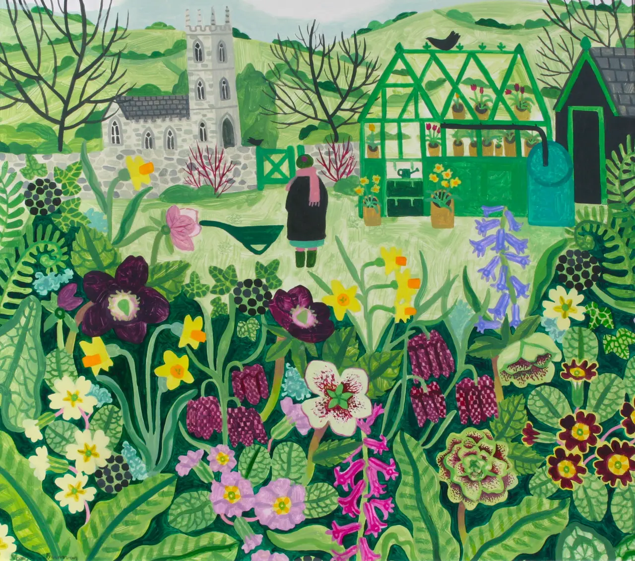 Vanessa Bowman - the spring garden