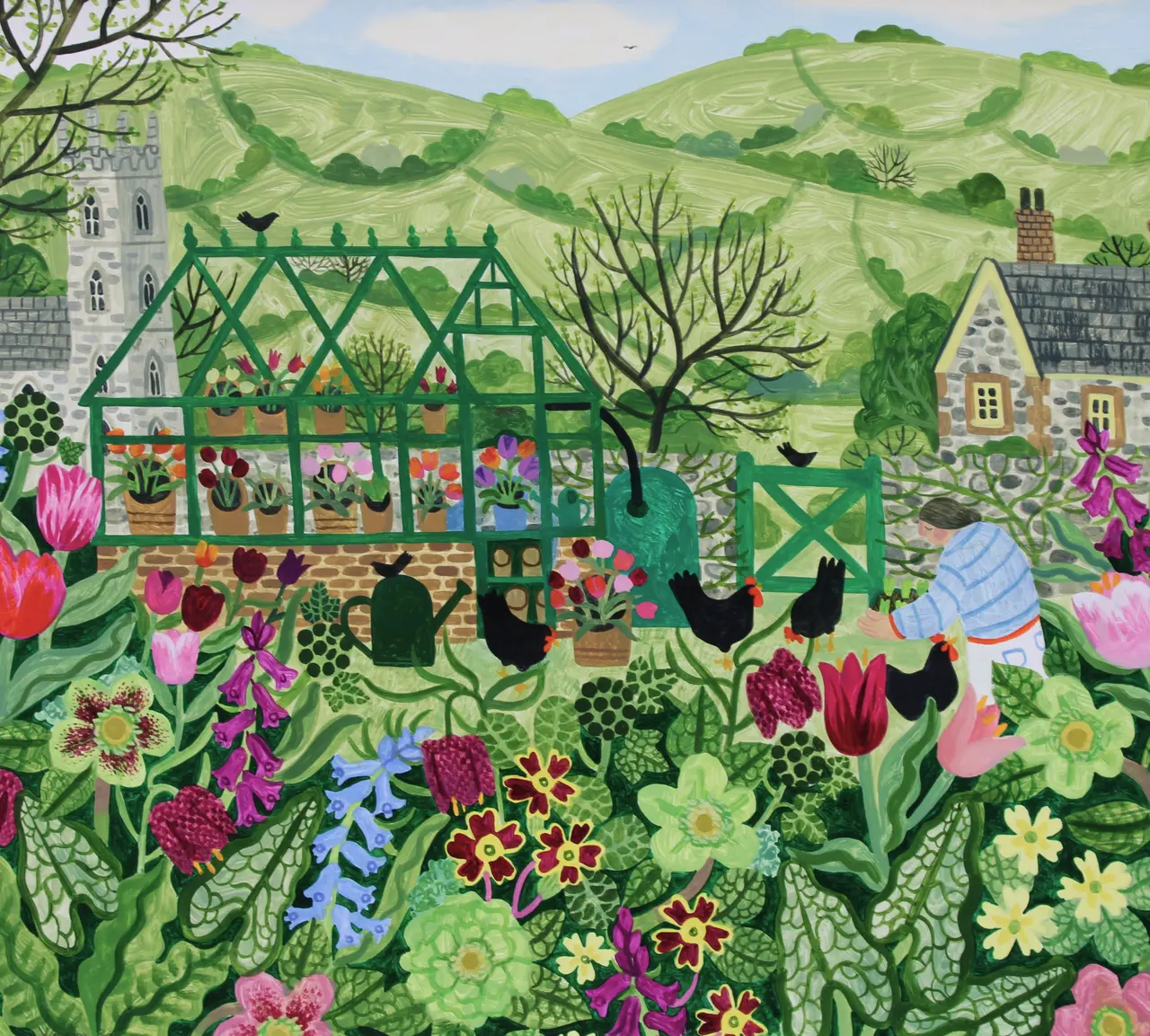 Vanessa Bowman - spring chickens