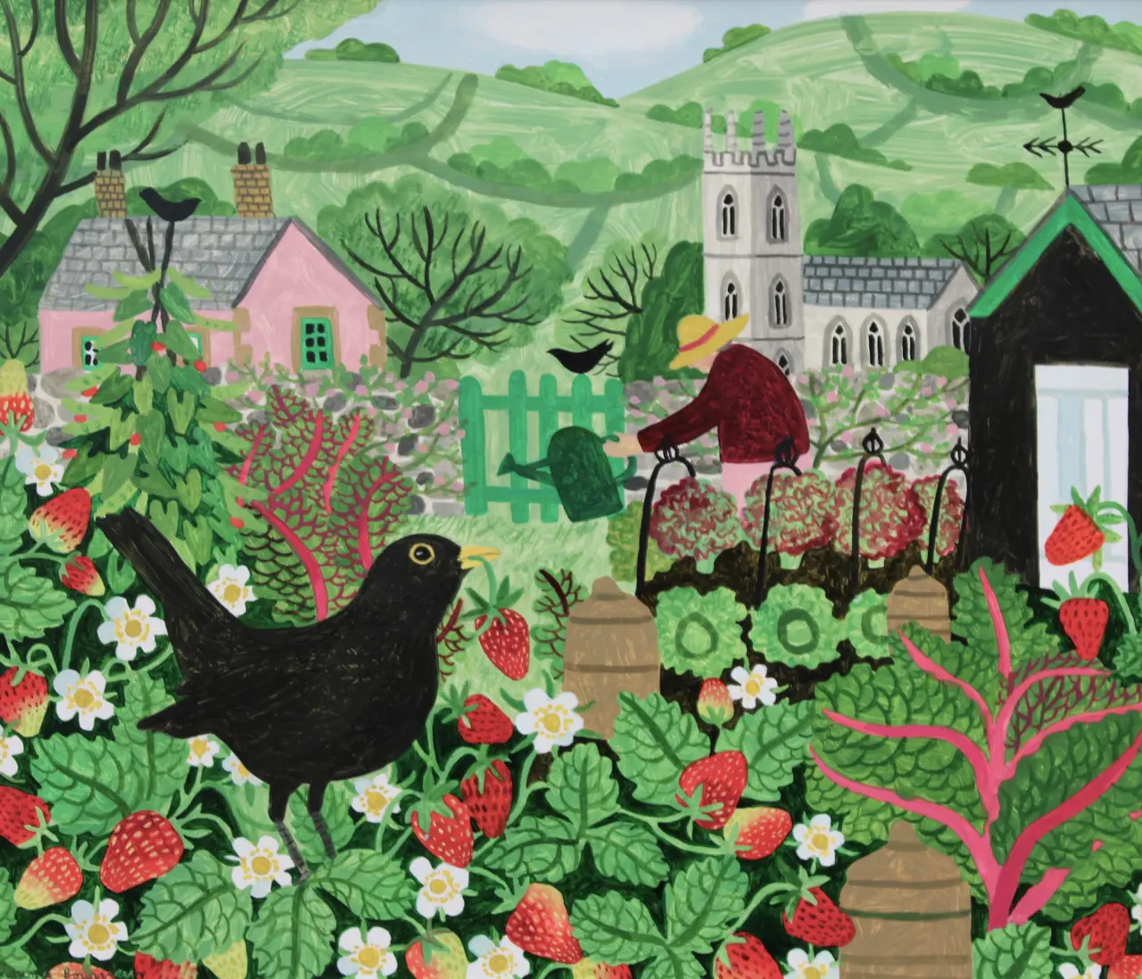 Vanessa Bowman - strawberry thief