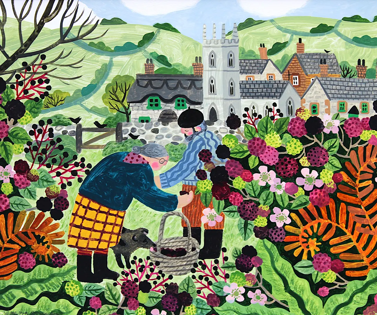 Vanessa Bowman - blackberrying