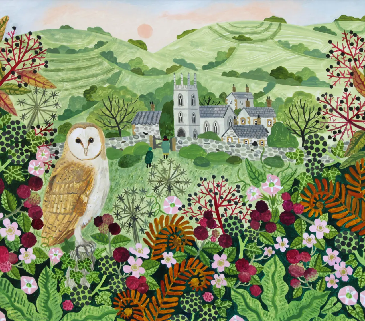 Vanessa Bowman - church and barn owl