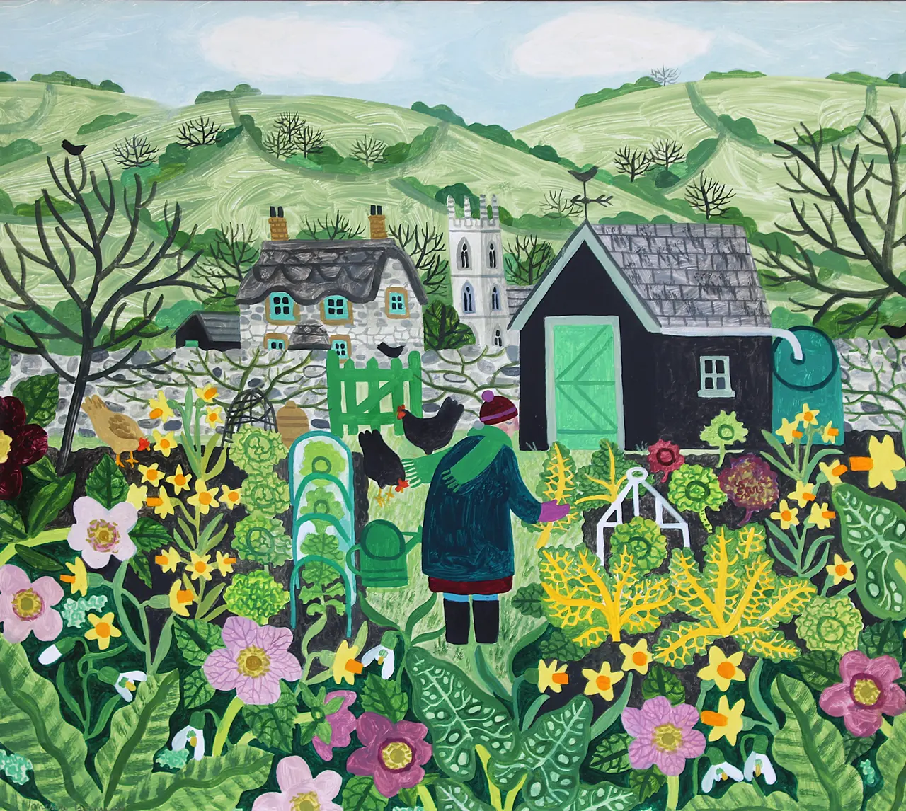Vanessa Bowman - february vegetable garden