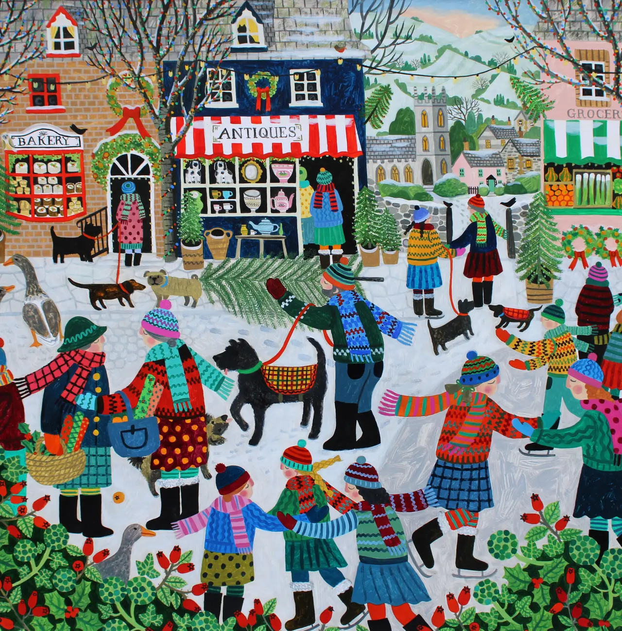 Vanessa Bowman - the snowy street