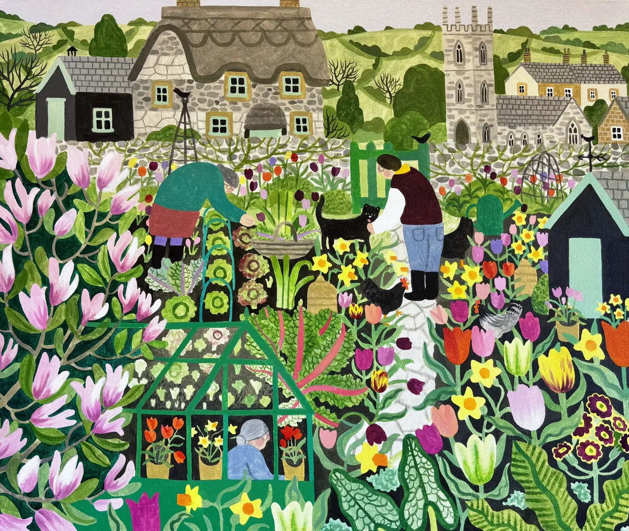 Vanessa Bowman - magnolia and spring gardeners