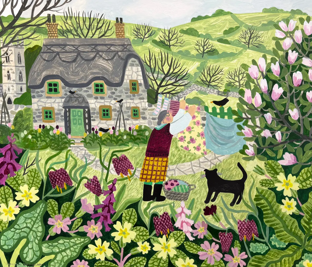Vanessa Bowman - the washing line