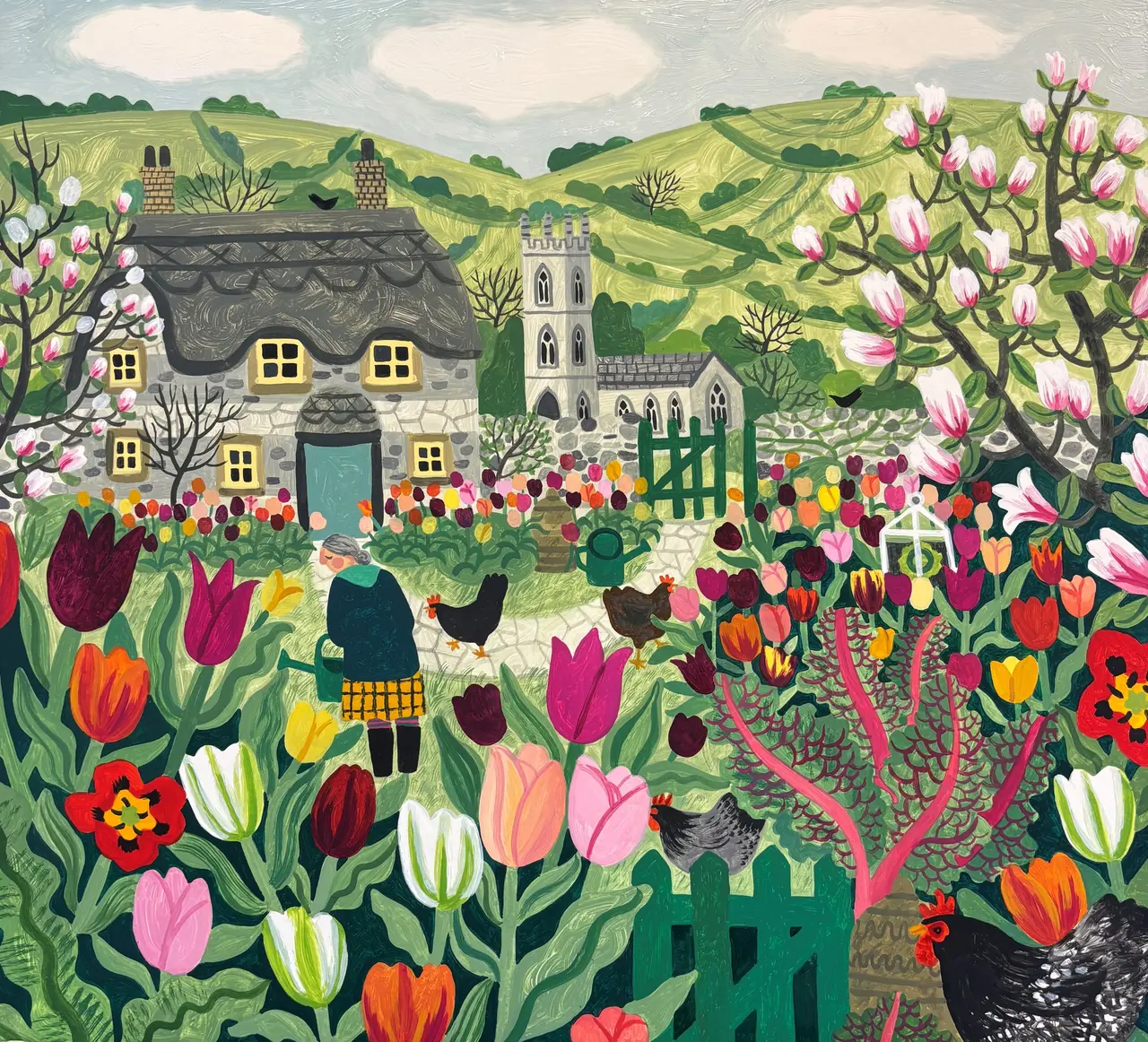 Vanessa Bowman - the tulip garden