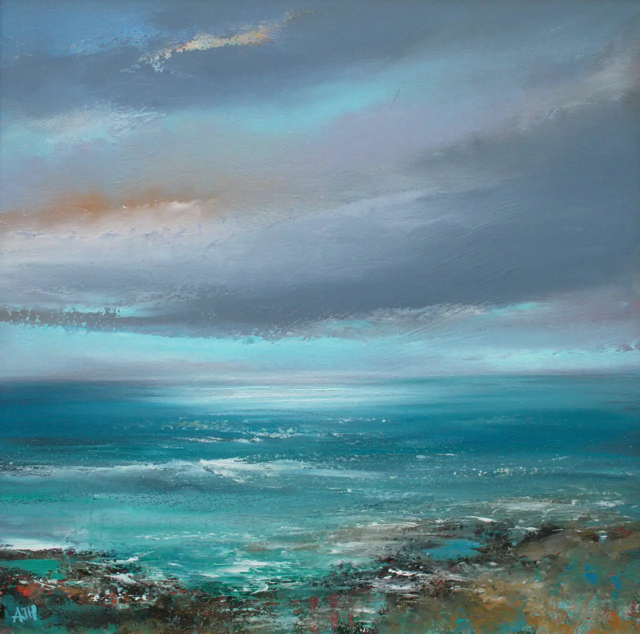 Amanda Hoskin - lavender skies, carbis bay, near st ives