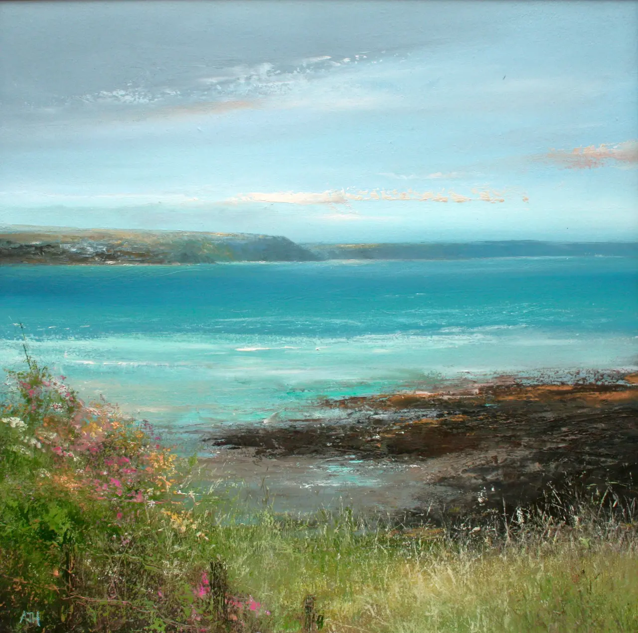 Amanda Hoskin - looking towards seaton, cornwall