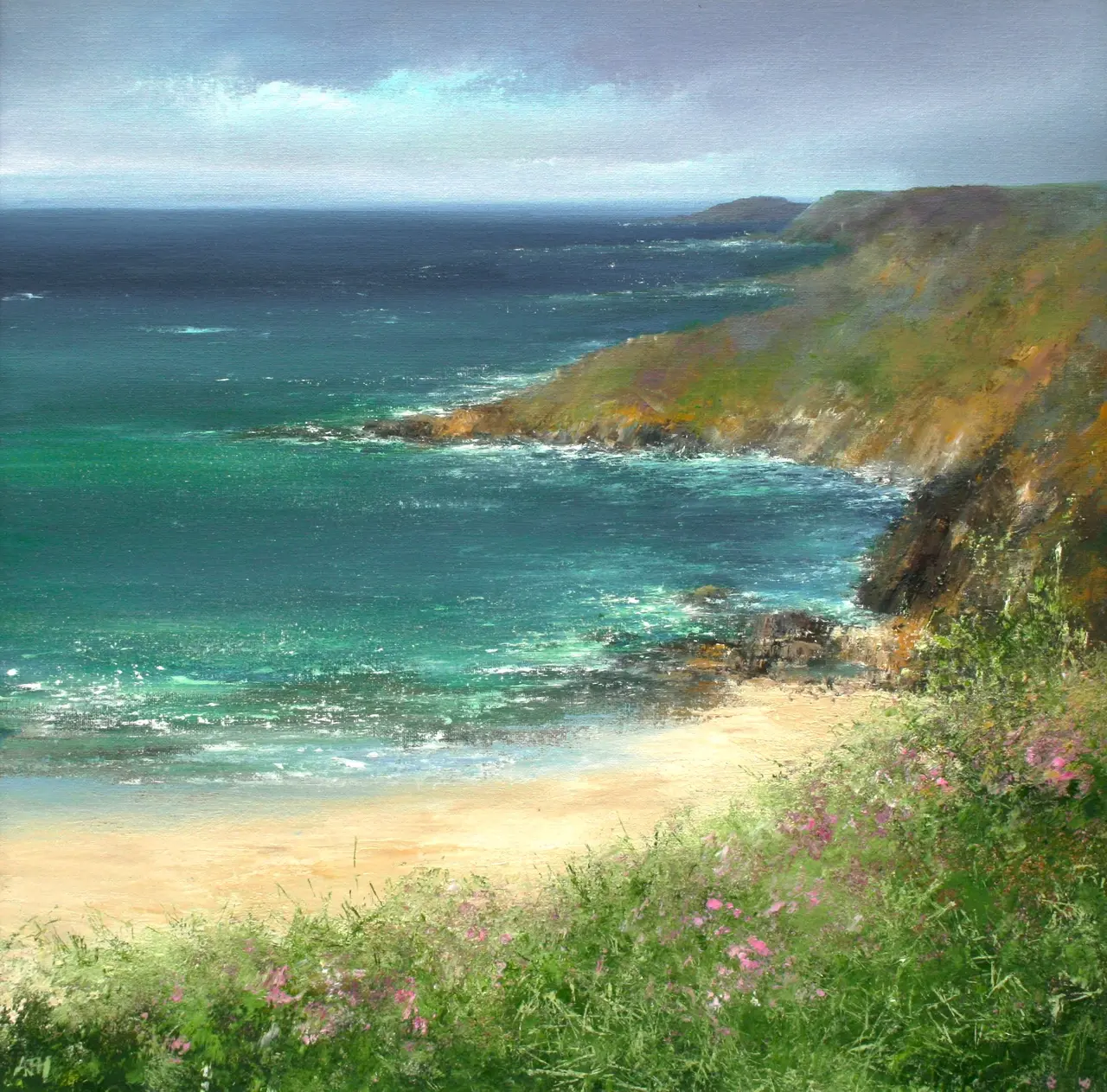 Amanda Hoskin - walking the cornish coastal path, sennen cove to cape cornwall