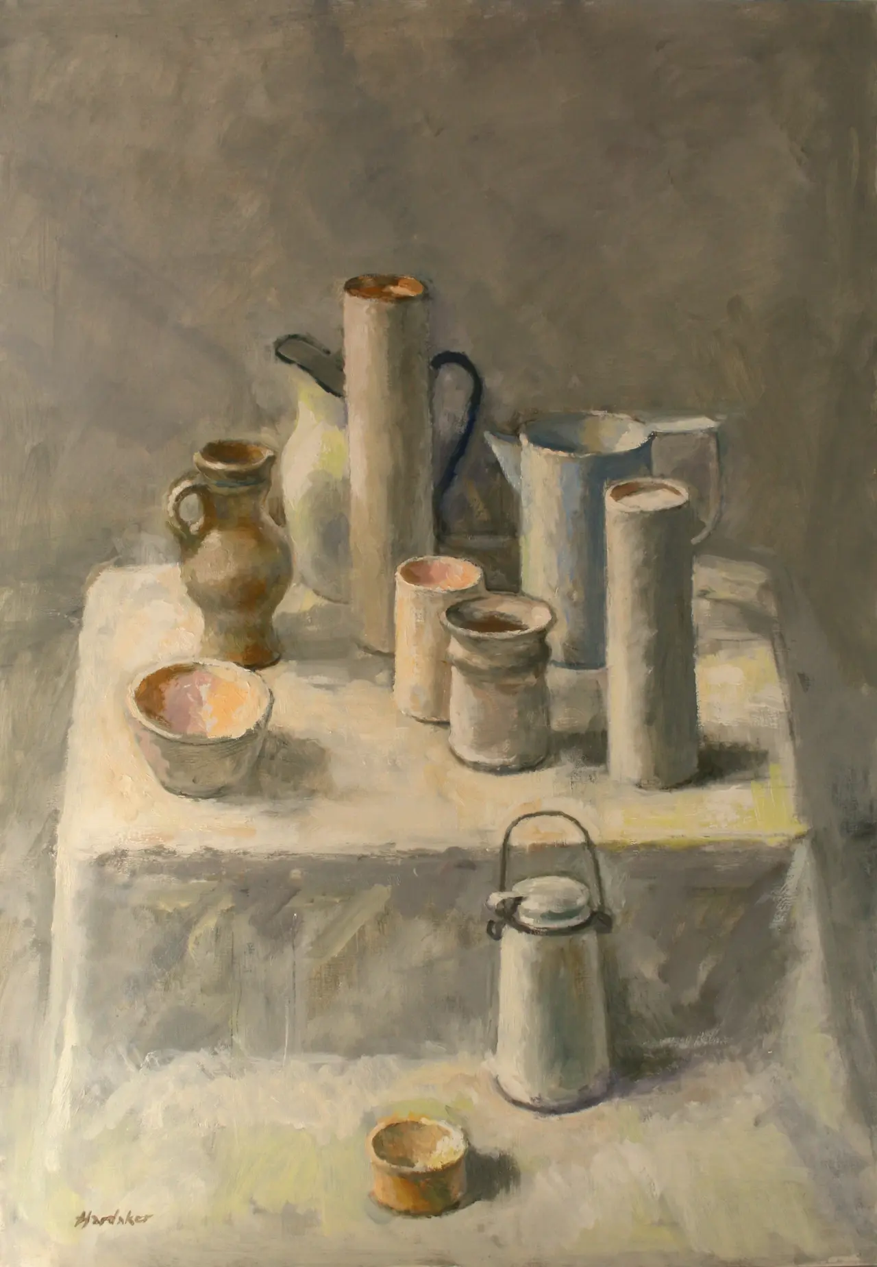 Charles Hardaker - still life whites