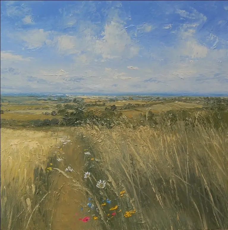 Colin Carruthers - field edge, flowers