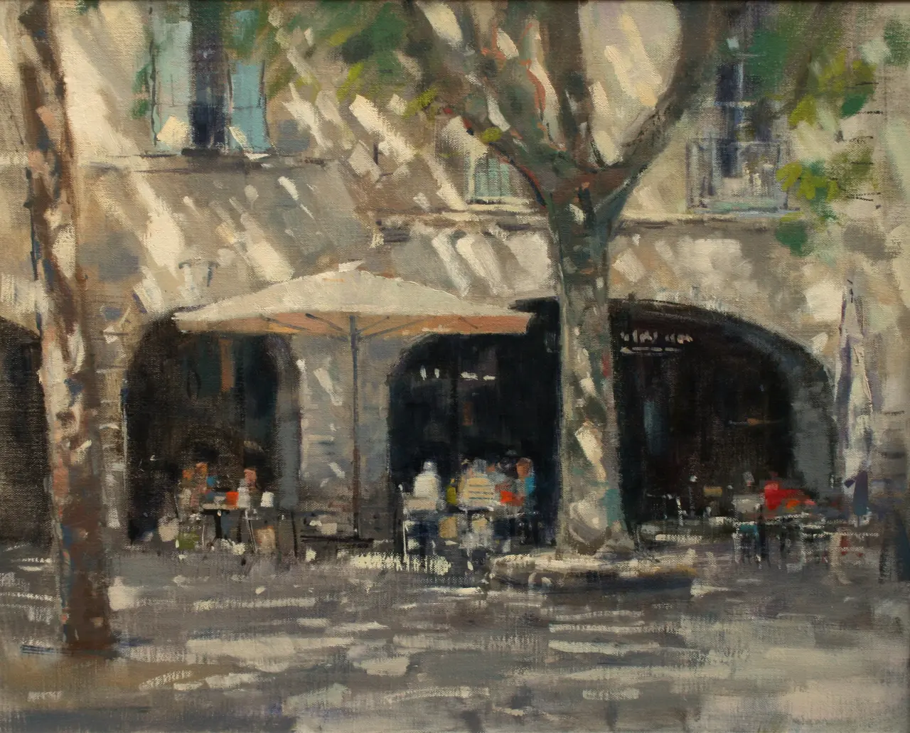 Peter Foyle - under the plane trees, provence