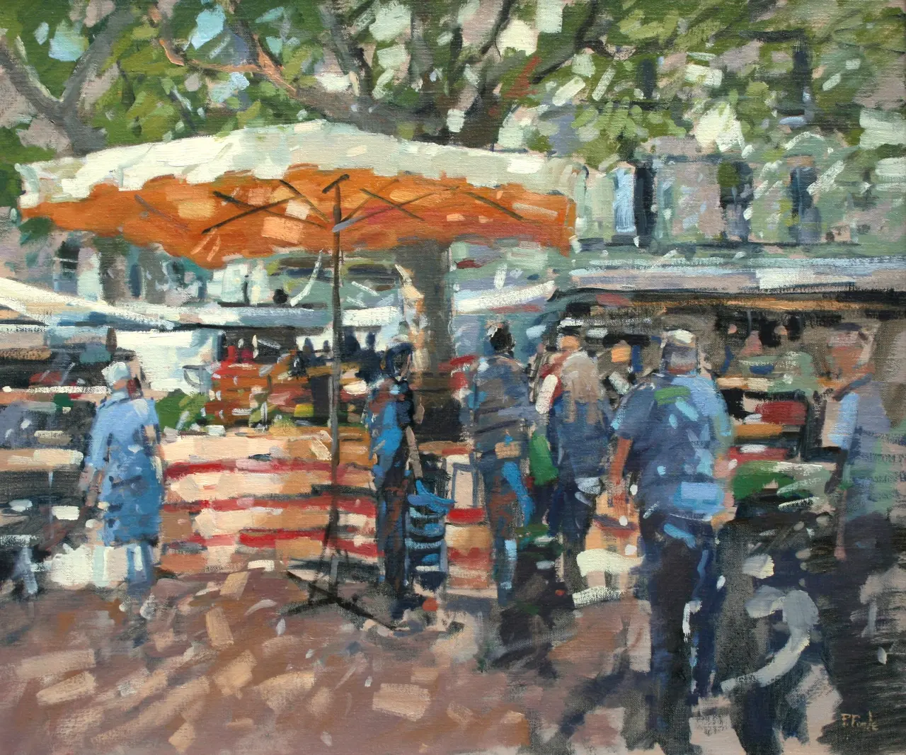 Peter Foyle - shopping for lunch, provence