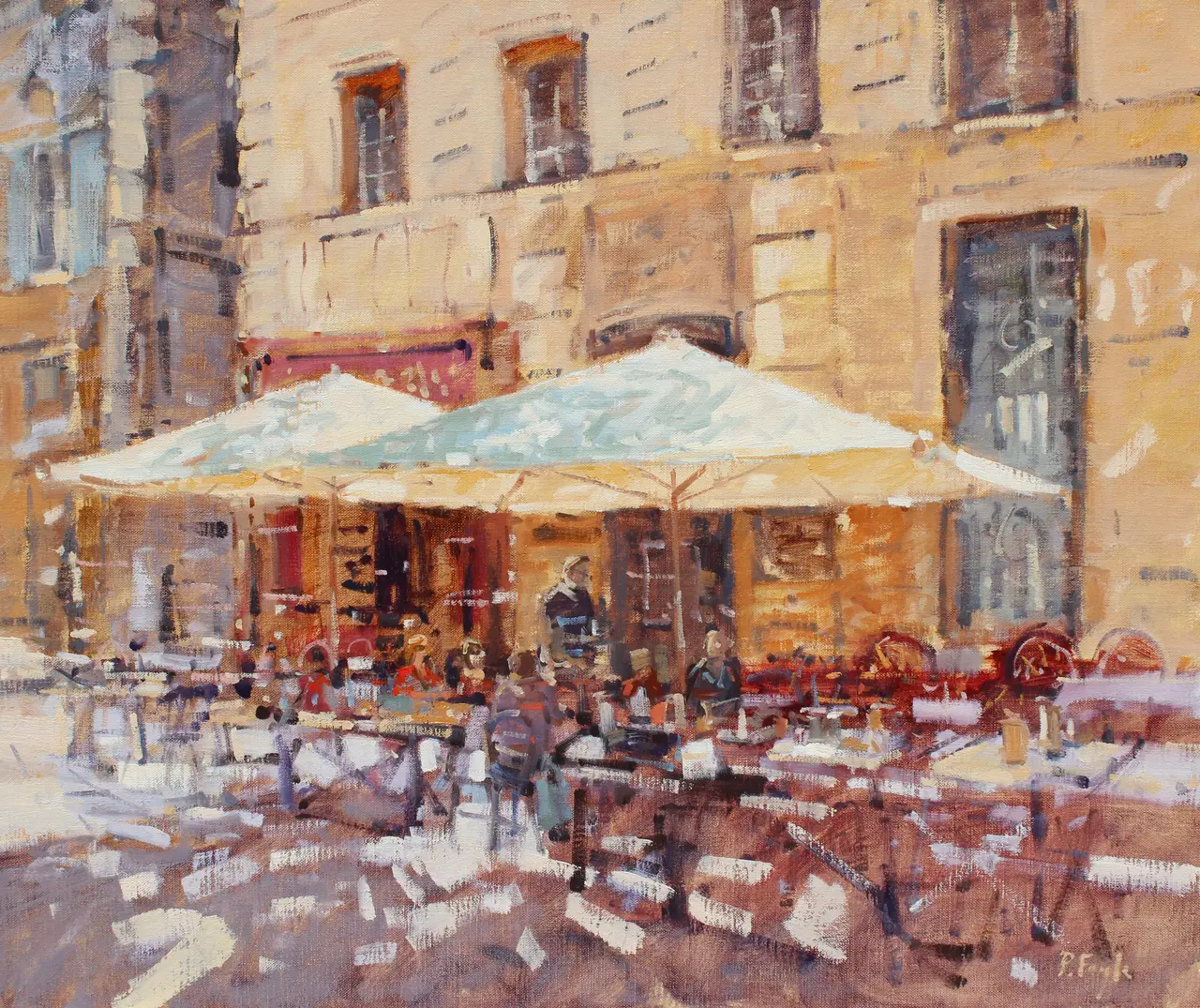 Peter Foyle - light on café, arles