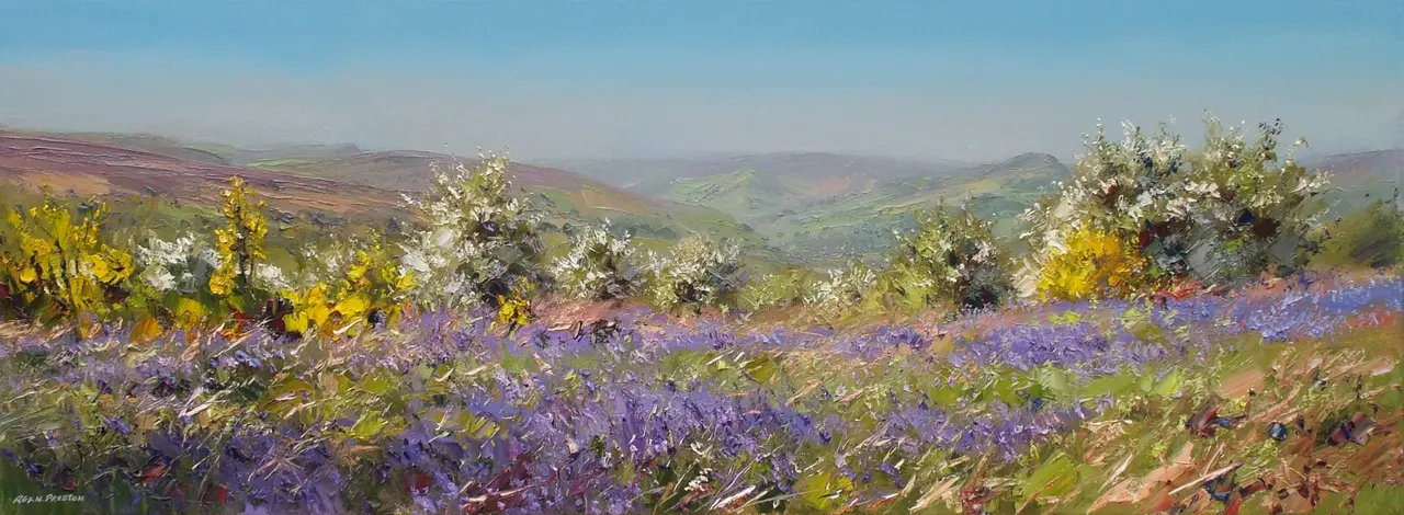 Rex Preston - the colours of spring, hope valley