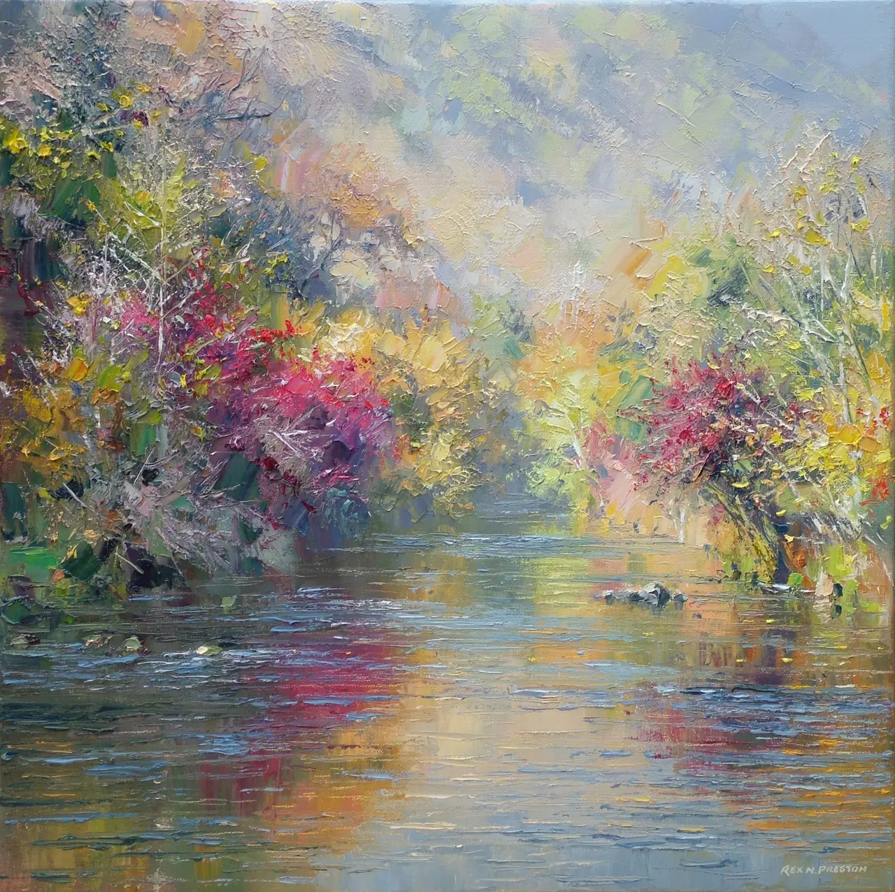 Rex Preston - october colours, monsal dale