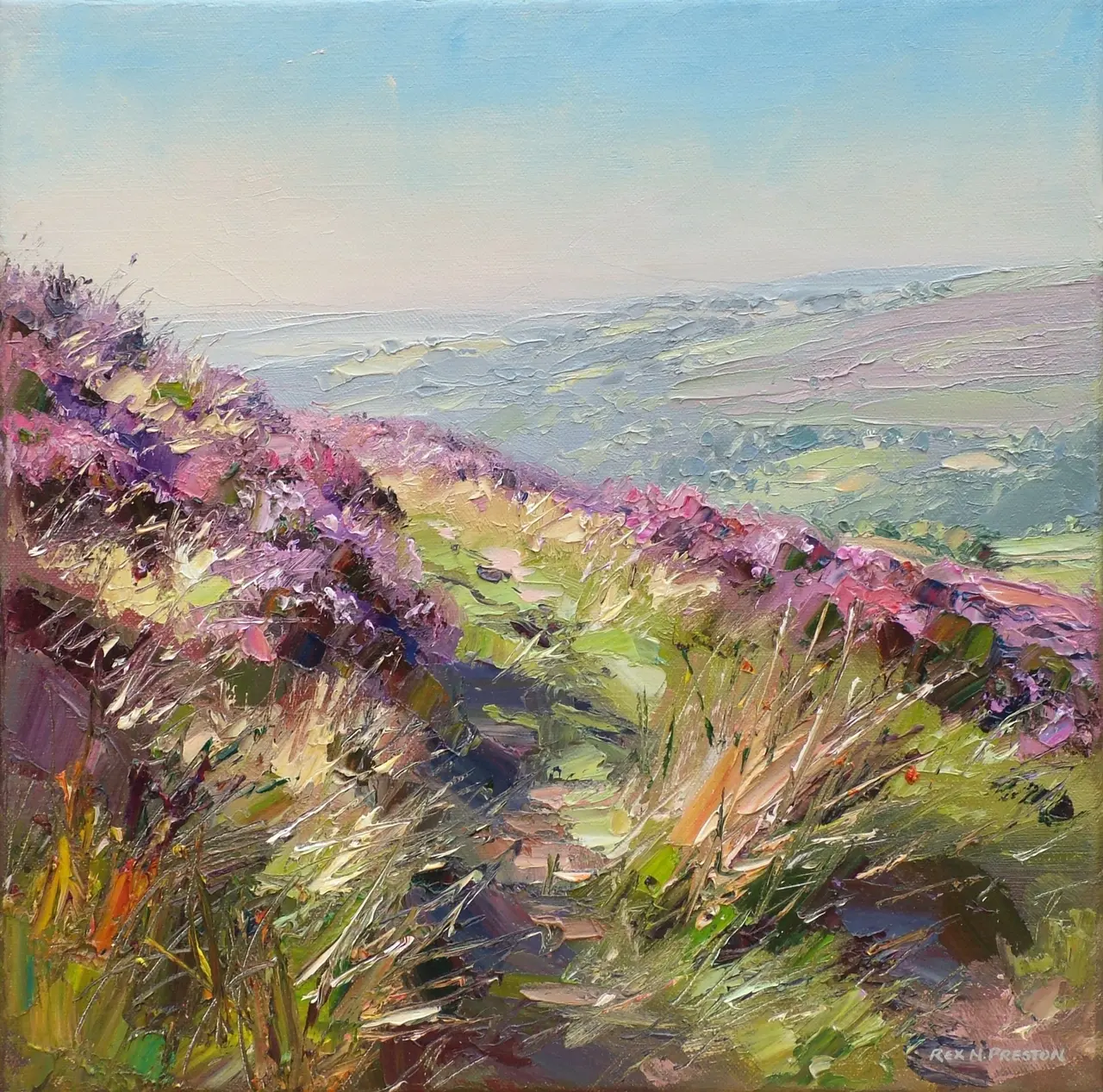 Rex Preston - path below higger tor