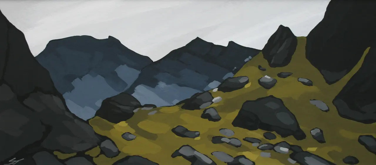 Stephen John Owen - summer on snowdon