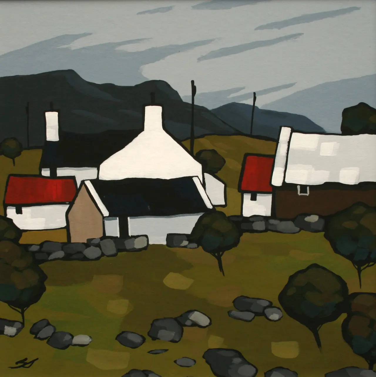 Stephen John Owen - garreg goch