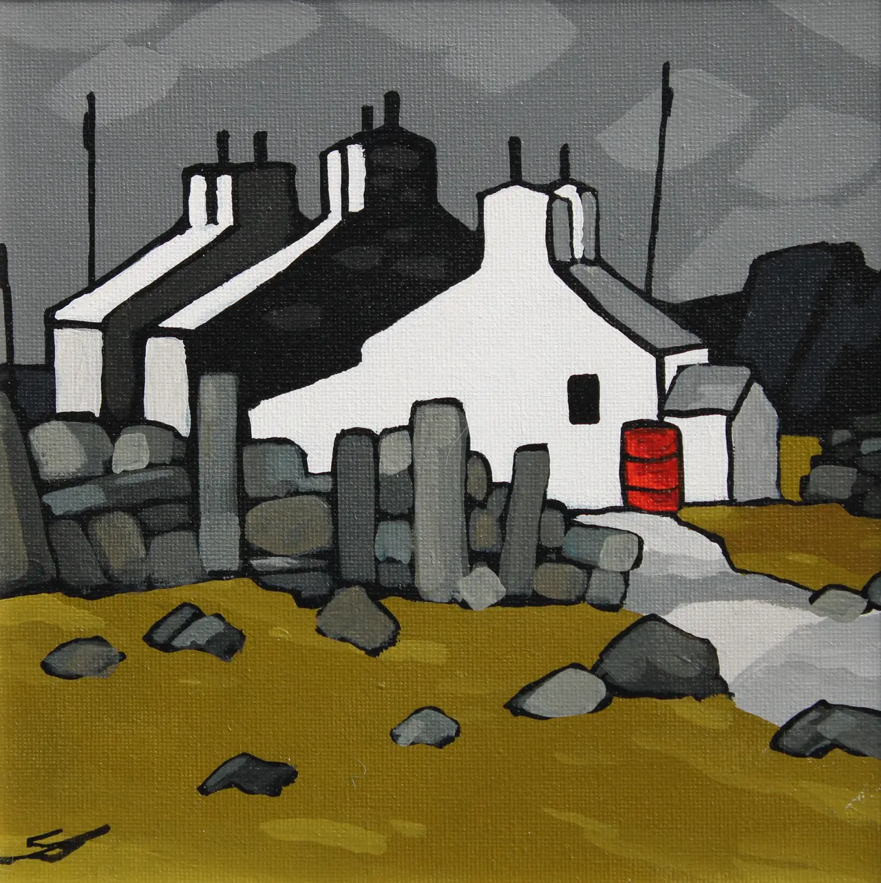 Stephen John Owen - behind the wall - tu Ôl i’r wal