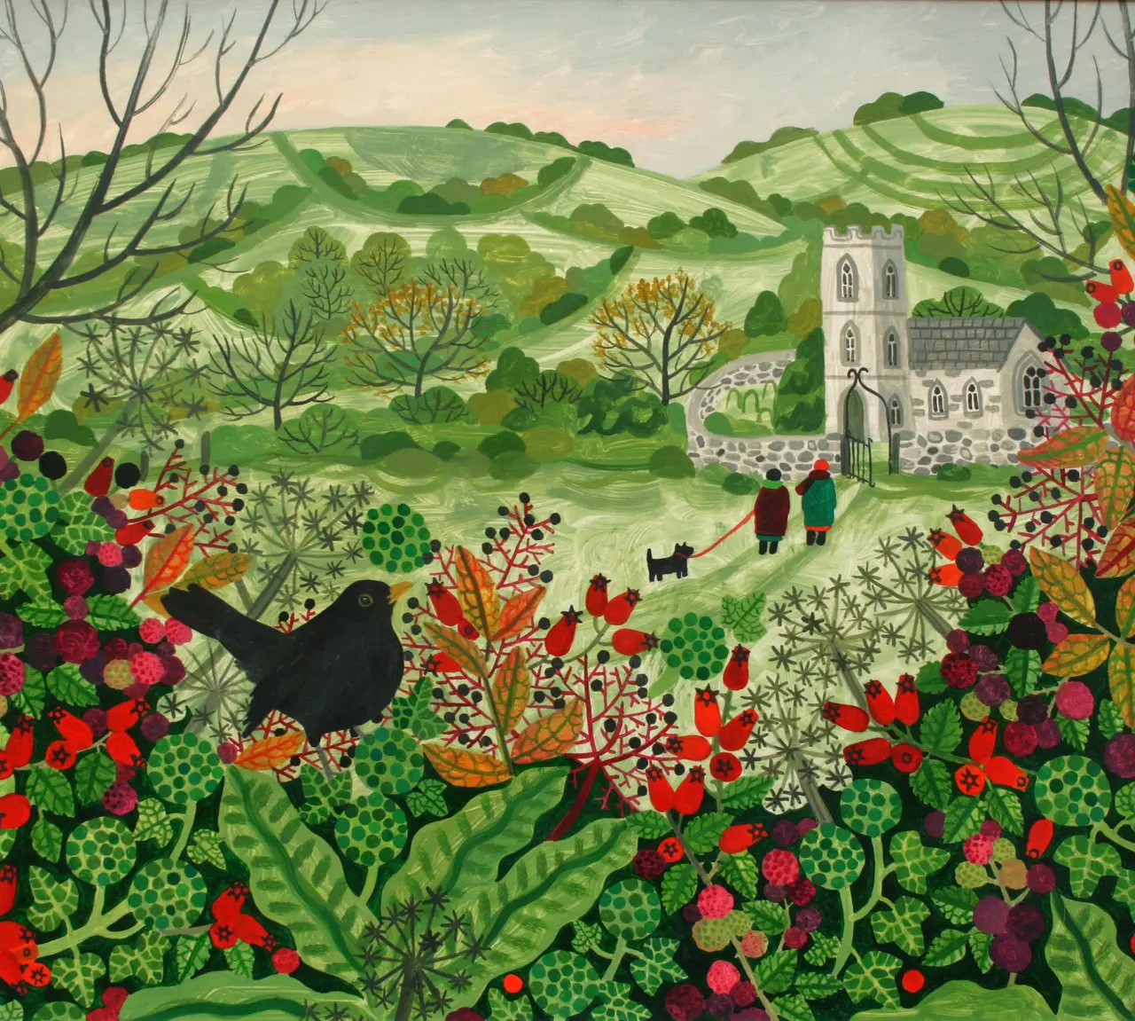 Vanessa Bowman - the autumn blackbird
