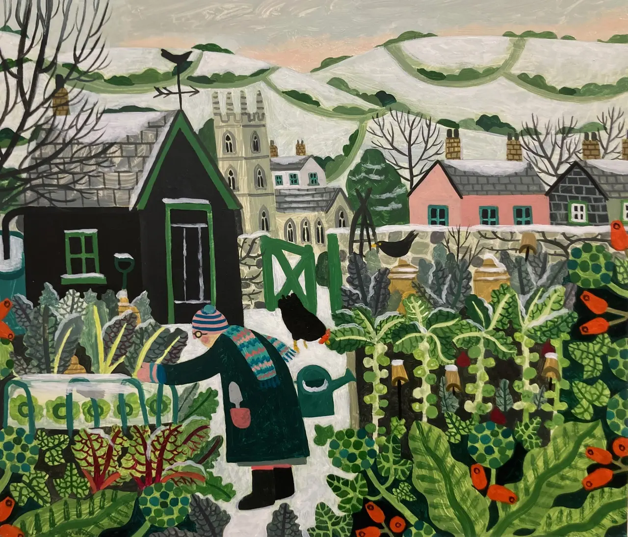 Vanessa Bowman - winter vegetable garden