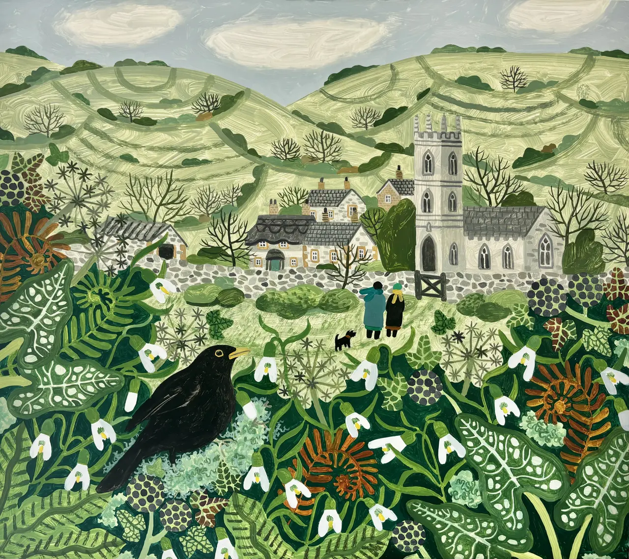 Vanessa Bowman - january blackbird