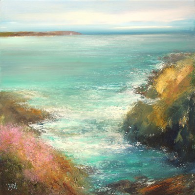 British Artist Amanda HOSKIN - The Serenity of Falmouth Bay