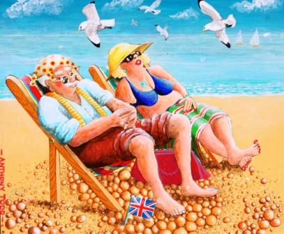 Anthony TODD - Amanda and Uncle Albert enjoy a day at Worthing