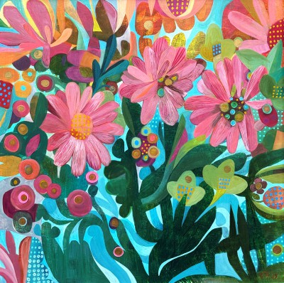 British Artist Este MacLEOD - Florally