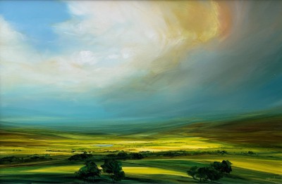 British Artist Harry BRIOCHE - Blue Sky Breaks