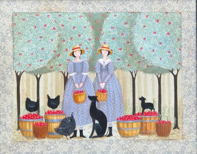 British Artist Jane WINTON - Bumper Harvest