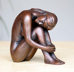 Sculpture and Sculptors Artist Jeff CHILDS - Emma Daydreaming (Edition 72/149)