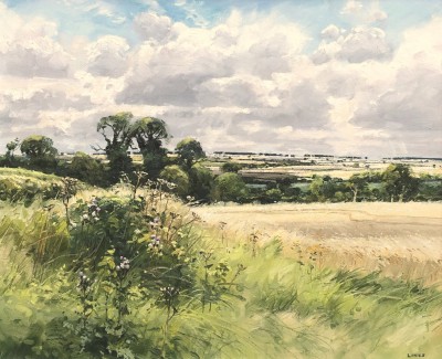 British Artist John LINES - Towards Stow