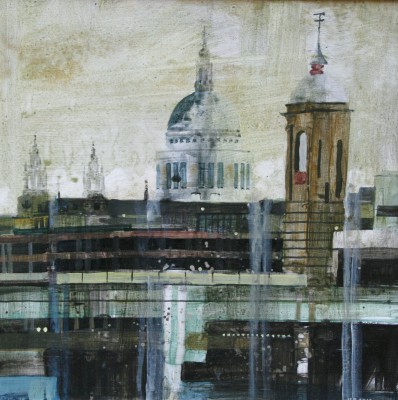British Artist Julian SUTHERLAND-BEATSON - St Pauls and 3 Towers