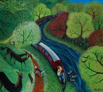 British Artist Lisa GRAA JENSEN - Love Boats