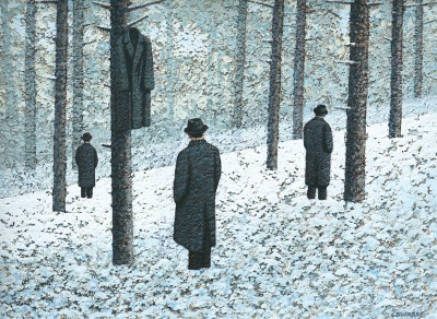 British Artist Mark EDWARDS - First to Arrive