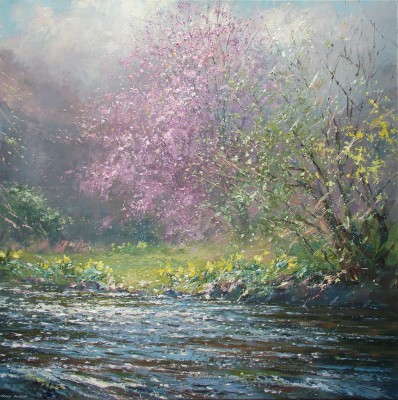 Mark PRESTON - April Light, Alport Village