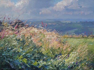 British Artist Mark PRESTON - Sunlight and Distant Thunder, Ashleyhay