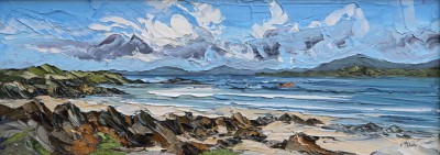 British Artist Martin LLEWELLYN - Beach, Iona