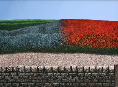 Beyond the Wall painting by artist Michael KIDD Beyond the Wall painting by artist Michael KIDD