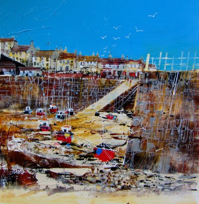 British Artist Nagib KARSAN - Low Tide, Lynmouth