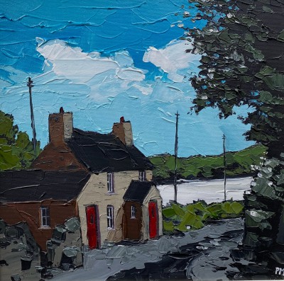 British Artist Peter MORGAN - Down to Dale, Pembrokeshire