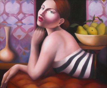Rachel DEACON - Woman with Pears