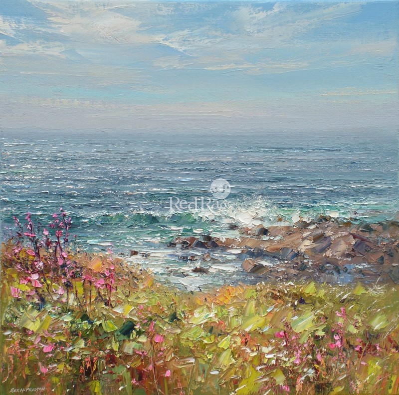 Rex PRESTON - Summer Afternoon, Priest's Cove, Cornwall