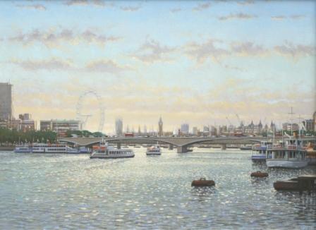 Robert CRISP - Afternoon Light,The Thames