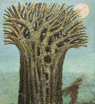 Woodman's Dream painting by artist Simon GARDEN Woodman's Dream painting by artist Simon GARDEN
